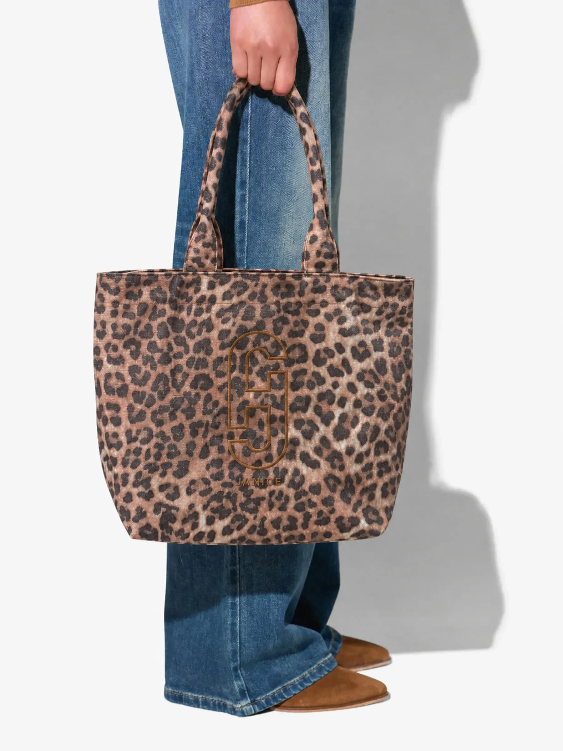 Einkaufstasche mit Leopardenmuster